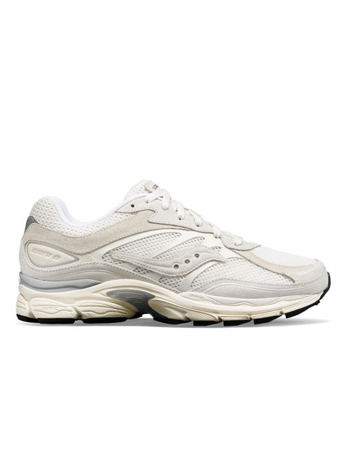 Scarpa  donna in tessuto nylon e camoscio colore bianco e beige SAUCONY | PROGRID 70740 W11